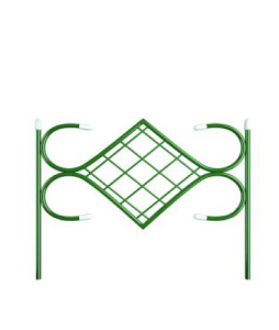 Заборчик Ромб малый 3,0 м (5 секций) высота - 0,52м купить