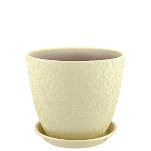 Горшок Винил бутон бежевый 0.9л 12см 1 из 4-х купить