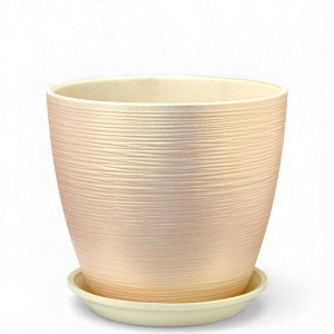 Горшок Перламутр бутон персик 15см 1.7л купить