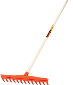 Грабли пластиковые с дерев.черенком 77014 купить
