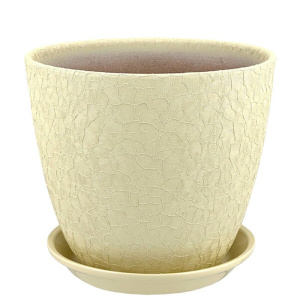 Горшок Винил бутон бежевый 3.2л 18см 3 из 4-х купить