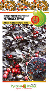 Перец (острый) декоративный Черный жемчуг F1 купить