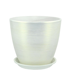 Горшок Перламутр бутон белый 15см 2л купить