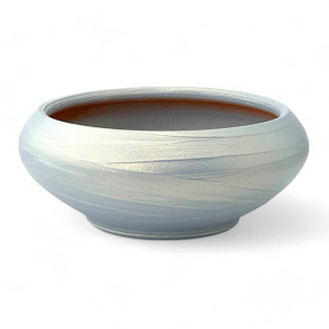 Кашпо Плошка Меренга сер/жемч 18см купить