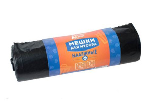 Мешки 120л д/мусора НАДЕЖНЫЕ 10шт/рулон дс-142 черные купить