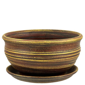 Горшок Кантри фиалочница шоколад 19см 1.5л купить