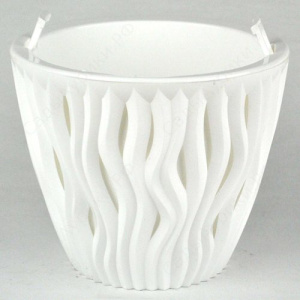 Кашпо Вдохновение 2.25л бел-бел купить