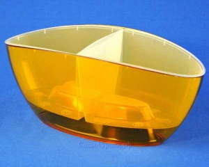 Кашпо Орхидея овал. 32/14см (янтарь) купить