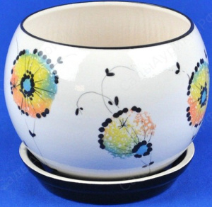 Кашпо Шар 3 с под.(бант) купить