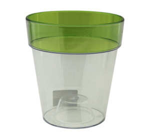 Кашпо Протея 1.4л прозрачный-зеленый купить