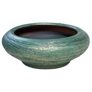 Кашпо Плошка зел 1л  22см купить