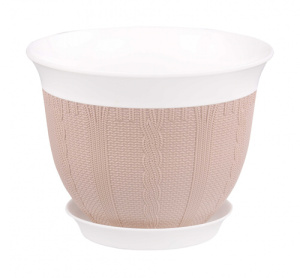 Горшок цв. МЕЛАНЖ 1,2л коричн. м7345 купить