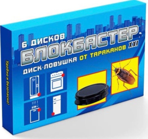 Блокбастер Диск-ловушка от тараканов 6 шт (ВХ) купить