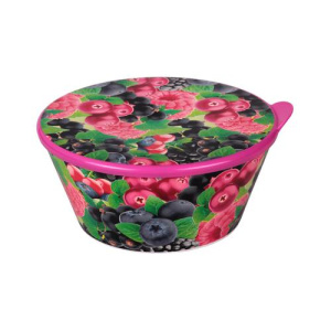 Салатник ЯГОДНЫЙ МИКС 1,3л с крыш.(кругл.) М5621 купить