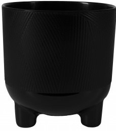 Кашпо Фита 4.3л черный d19 h20 купить