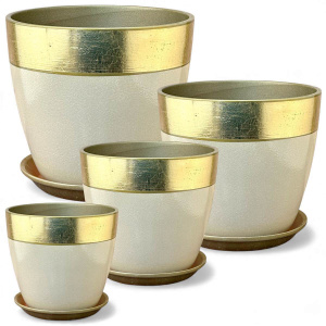 Горшок Поталь бутон валенсия оливка  3 из 4-х 18см 3.2л купить