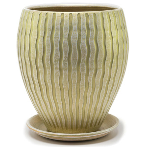 Горшок Мане оливка конус 21см 8л купить