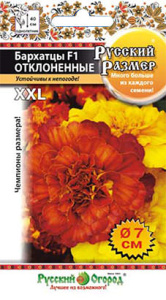 Бархатцы Русский размер F1, смесь купить