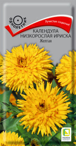 Календула низкорослая Ириска Желтая купить