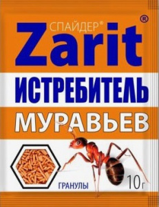 Зарит СПАЙДЕР Истребитель ср-во от муравьев гранулы 10г купить