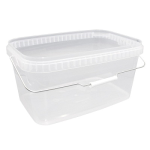 Ведро для засола 11л 366*243 прямоуг. с крышкой прозр. А-У/20 купить