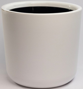 Кашпо Лион 16.6л белый  d30 h30 купить