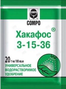 Удобрение Хакафос COMPO 20г (3-15-36) Агроуспех купить