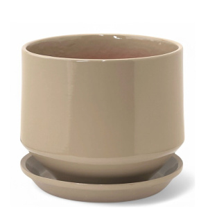 Горшок Глянец диана капучино d10/h9см  купить