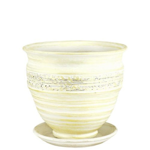 Горшок Неаполь бел./зол. 2  7л 11-03 купить