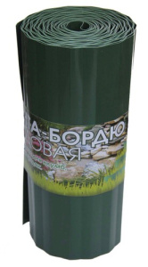 Лента Бордюрная гофрир. 25см*9м зеленая 9м купить