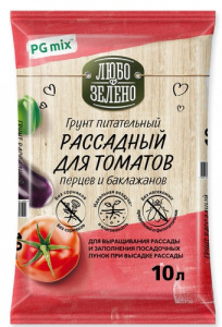 Грунт Рассадный для томатов и перцев 10л купить