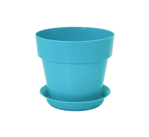 Кашпо Протея 0.7л с подд Бирюзовый d11.5 h10 купить