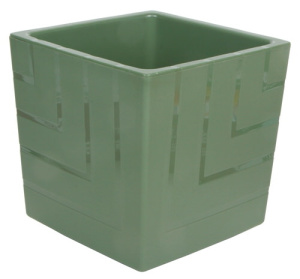 Кашпо Квадро 13л нефрит d25 h25 купить