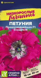 Петуния Превосходнейшая Бордовая  Низкорослые гиганты купить