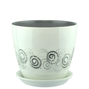 Горшок Роспись бутон эфир 1.7л 15см купить