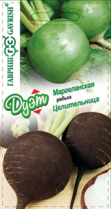 Редька Целительница+ редька Маргеланская серия Дуэт  купить