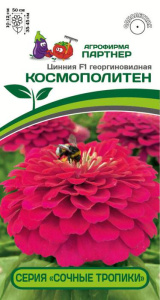 Цинния Сочные тропики Космополитен F1 ( 2-ой пак.)  купить