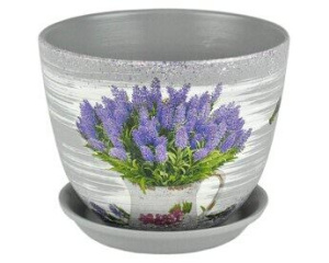 Горшок Декупаж милан (534) 19см  купить