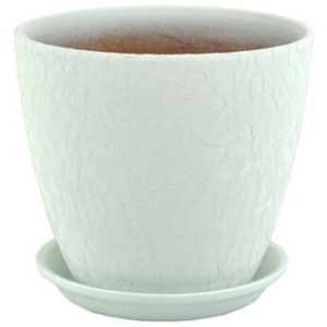 Горшок Винил бутон бел. 5.4л 21см  купить