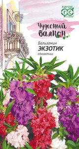 Бальзамин Экзотик карлик Чудесный балкон купить