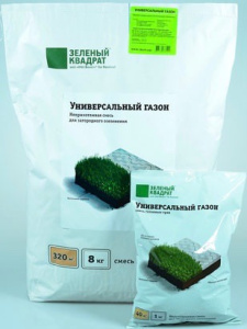 Газон УНИВЕРСАЛЬНЫЙ Зеленый квадрат 1кг купить