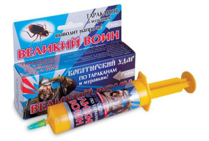Великий Воин гель от тараканов 45г/60 купить