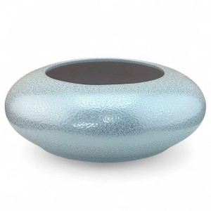 Кашпо Глянец оазис бел/сер d20/h7,5см, ГЛ2008 купить