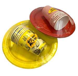 Набор Бумажной Посуды на 6 персон "Домашний Сундук" купить