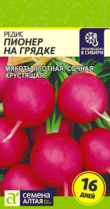 Редис Пионер на Грядке (16 дней) купить