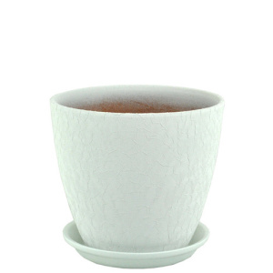 Горшок Винил бутон бел. 1л 12см  купить