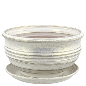 Горшок Кантри фиалочница бел./жемч. 19см 1.5л купить