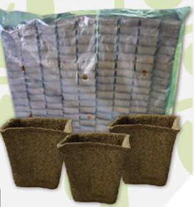 Горшочки торфяные квадр..80*80 купить