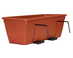 Ящик пластик д/перила 50см*16 (Терракот) купить