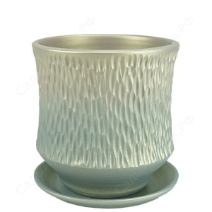 Горшок Павлин цилиндр светл.19см 3л купить